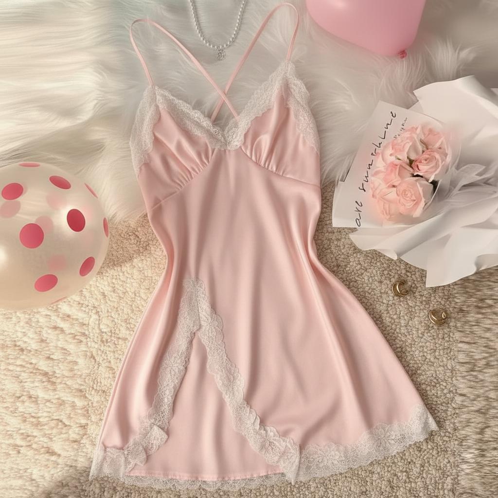 Pyjama robe en soie