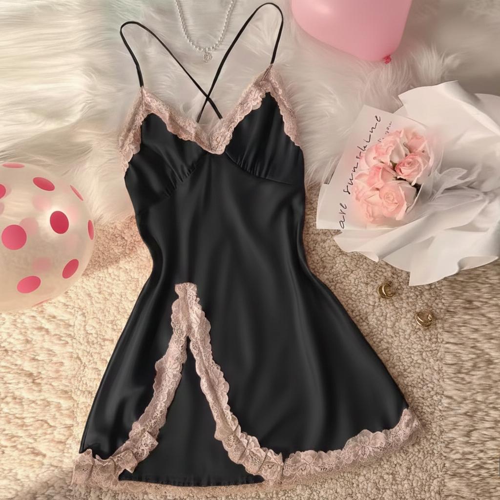 Pyjama robe en soie