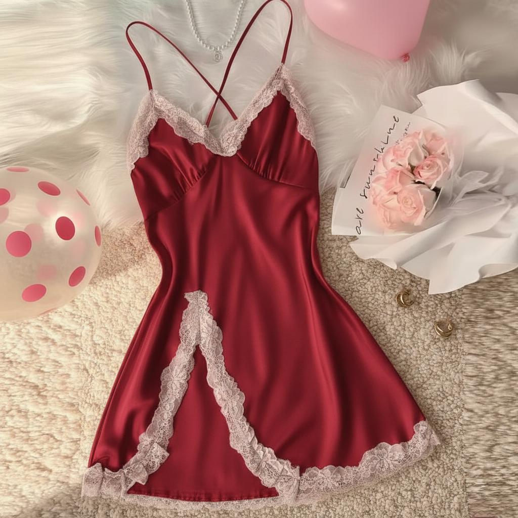 Pyjama robe en soie